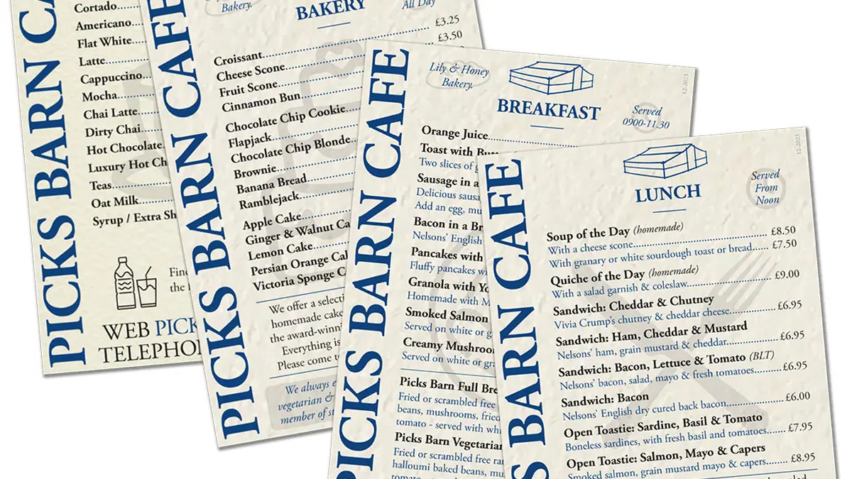 Picks Barn – patisserie in Lyndon, Uppingham